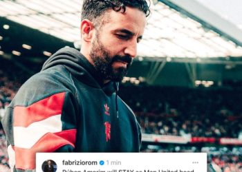 Ruben Amorim Tetap Bertahan di Manchester United