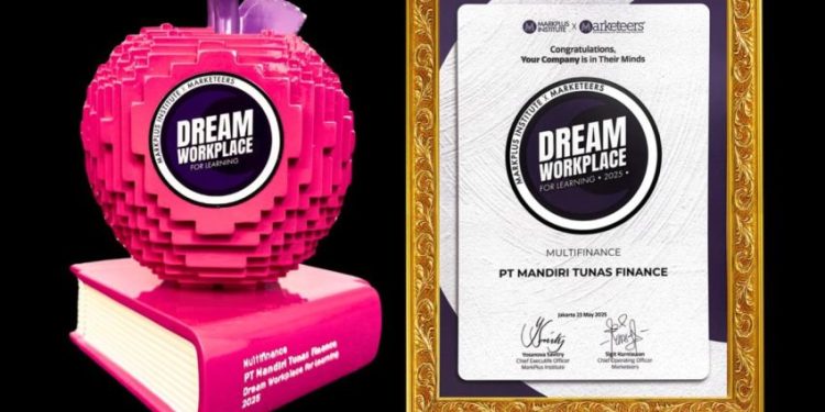Keberhasilan Penghargaan Budaya Pembelajaran oleh Mandiri Tunas Finance dari Marketeers