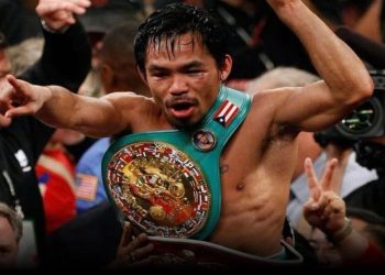 Manny Pacquiao Menang atas Mario Barrios untuk Jadi Juara Dunia Tertua Kedua