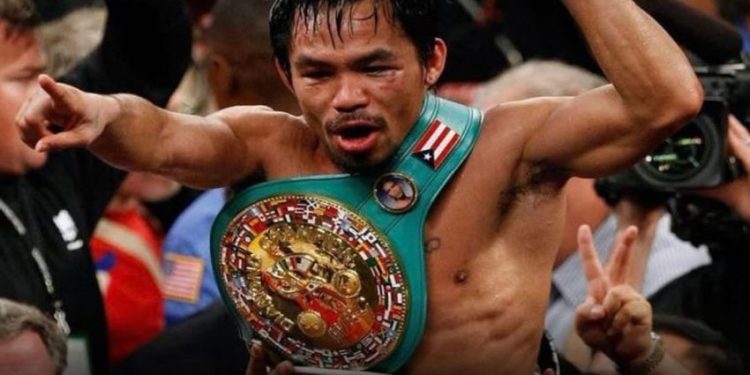 Manny Pacquiao Menang atas Mario Barrios untuk Jadi Juara Dunia Tertua Kedua