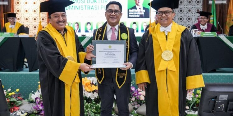 Raih Gelar Doktor, Saiful Bahas Inovasi Kebijakan Penyelesaian Konflik Agraria