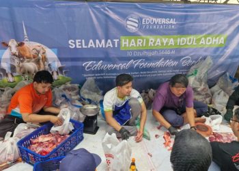 25 Penerima Beasiswa Ikut Donasi Hewan Kurban Iduladha 2025