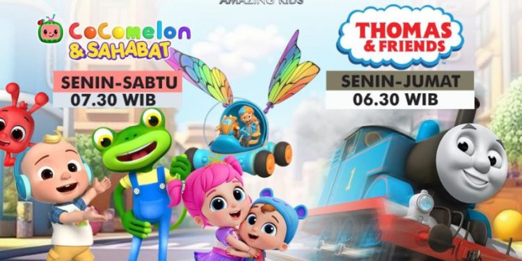 Ajak si Kecil Bertualang Pagi ke Dunia Penuh Imajinasi di GTV Amazing Kids