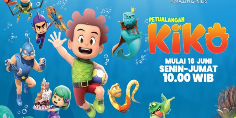 Petualangan Kiko dari Dalam Air Jadi Sahabat Baru di Amazing Kids