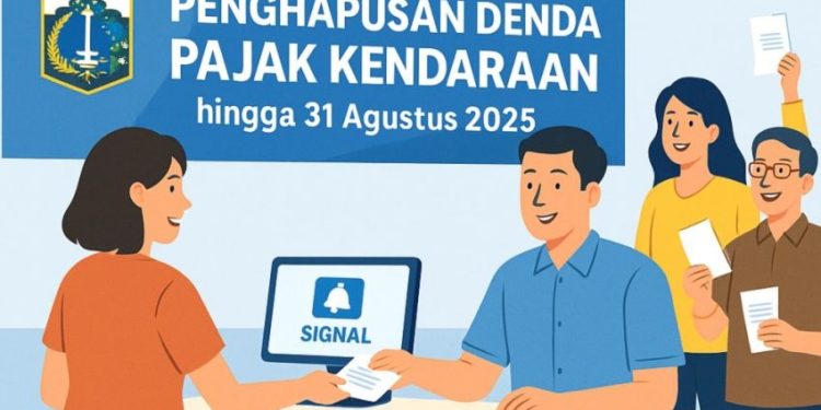 DKI Jakarta Hapus Denda Pajak Kendaraan Berlaku 14 Juni sampai 31 Agustus 2025