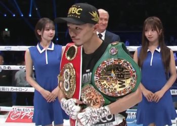 Junto Nakatani Kalahkan Ryosuke Nishida TKO Satukan Sabuk WBC dan IBF