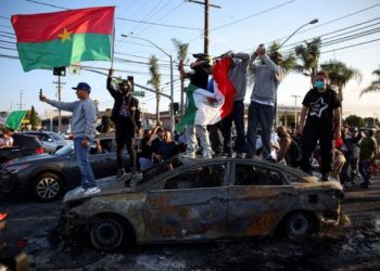 Kerusuhan Meluas di Los Angeles, Demonstran Terlibat Bentrokan dengan Garda Nasional
