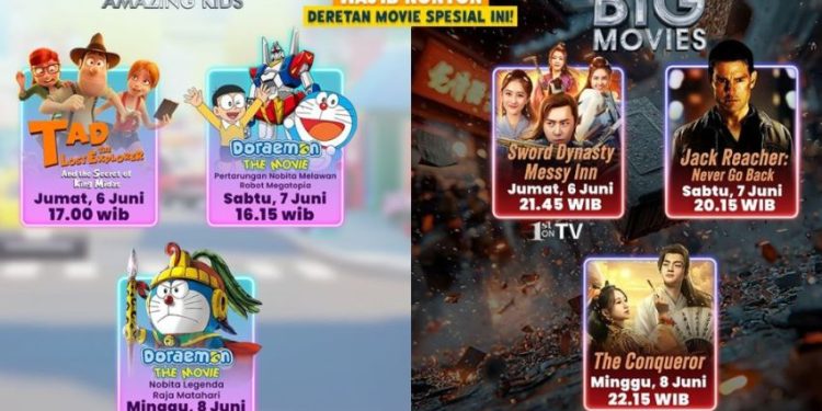 Liburan Tiba! Movie Terbaru Siap Tayang di GTV Mulai 6 Juni