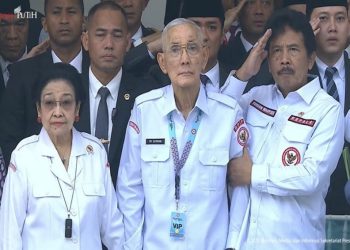 Megawati dan Try Sutrisno Ikuti Upacara Hari Lahir Pancasila