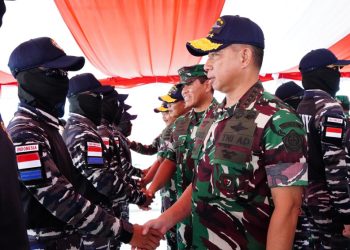 Kenaikan Pangkat Prajurit TNI AL Gagalkan Penyelundupan 2 Ton Narkoba