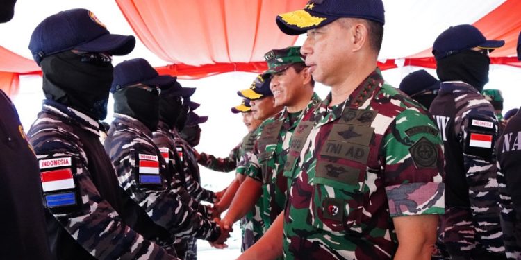 Kenaikan Pangkat Prajurit TNI AL Gagalkan Penyelundupan 2 Ton Narkoba