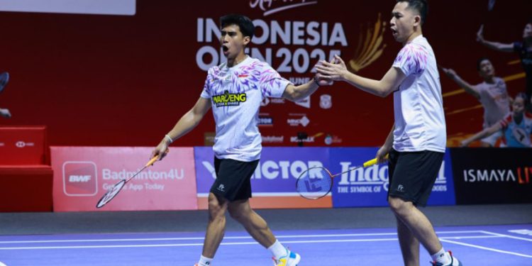 Raja Tarkam Gila, Sabar/Reza Melaju ke Final Indonesia Open 2025 Setelah Kalahkan Wakil Malaysia