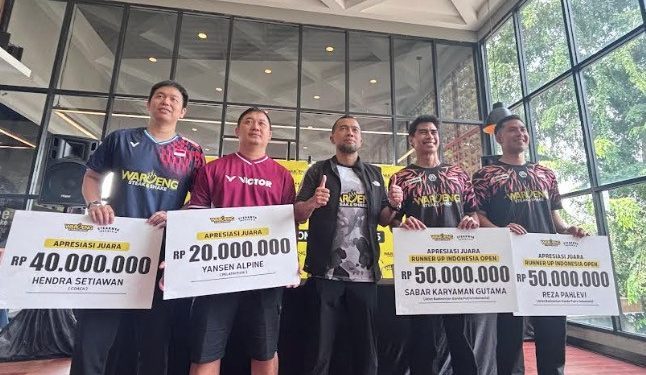 Sabar dan Reza Dapat Bonus Setelah Jadi Finalis Indonesia Open 2025, Bertekad Rebut Juara Dunia