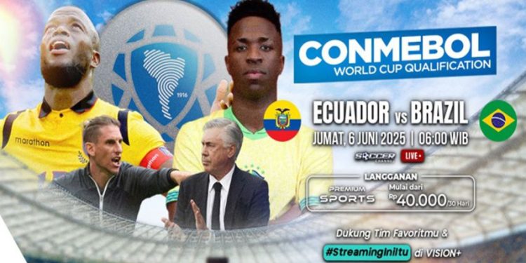 Zona CONMEBOL Makin Memanas Saksikan Ekuador vs Brasil di Platform Streaming Terpercaya