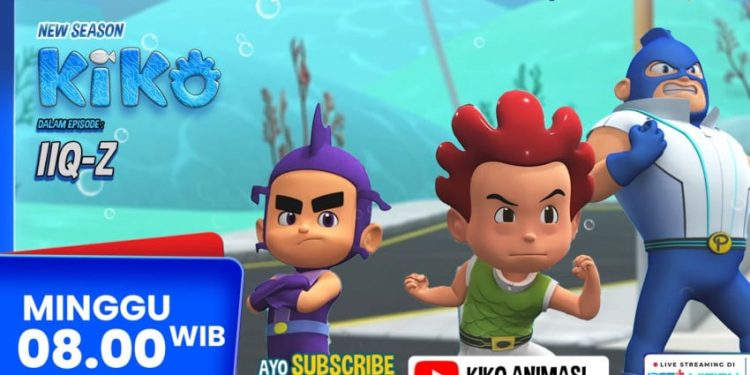 Animasi KIKO Episode IIQ-Z pada Minggu 13 Juli 2025 Pukul 08.00 di RCTI