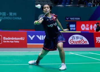 Gregoria Mariska Terkendala Han Yue di Perempat Final