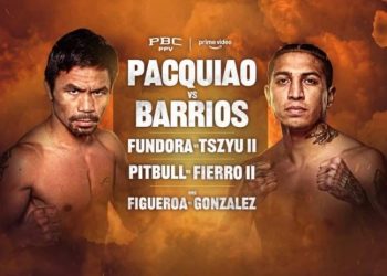 Jadwal Manny Pacquiao vs Mario Barrios, Lokasi Nonton, dan Laga Tambahan Apa Saja?