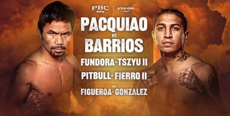 Jadwal Manny Pacquiao vs Mario Barrios, Lokasi Nonton, dan Laga Tambahan Apa Saja?