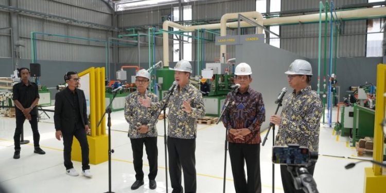 Pabrik Solder Ramah Lingkungan Pertama di Indonesia Diresmikan