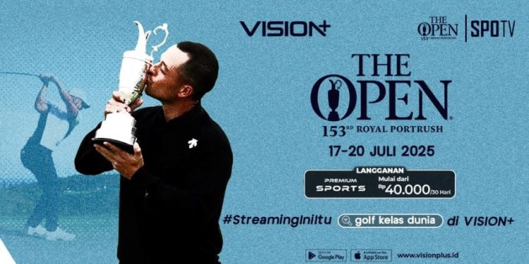Streaming Kejuaraan Terbuka ke-153 2025 Langsung dari Royal Portrush