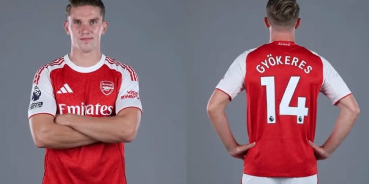 Viktor Gyokeres Pemain Arsenal Senilai Rp1,3 Triliun Berhasil Pecahkan Rekor Penjualan Jersey