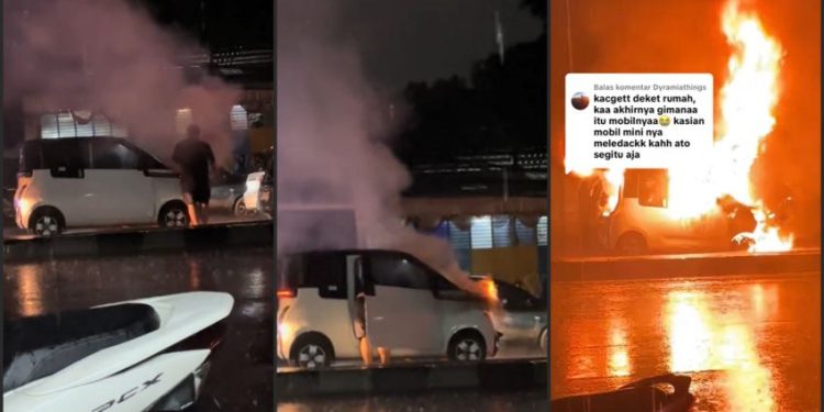 Mobil Listrik Wuling Air ev Terbakar di Bandung, Apa Penyebabnya Menjadi Bola Api?