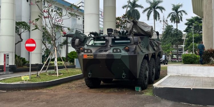 Dua Panser Anoa di Kejagung Menurut Mabes TNI Pengamanan Rutin