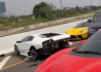 Lamborghini 8 Miliar Remuk di Tol Kunciran, Ego Pengemudi Jadi Penyebab Utama?