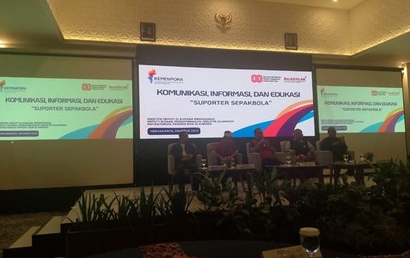 Deputi Industri Olahraga Kemenpora Kolaborasi Suporter Yogyakarta untuk Edukasi Event KIE