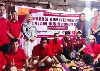 Dosen Universitas MNC dan DPC FPBN Barru Adakan Dialog Ketenagakerjaan