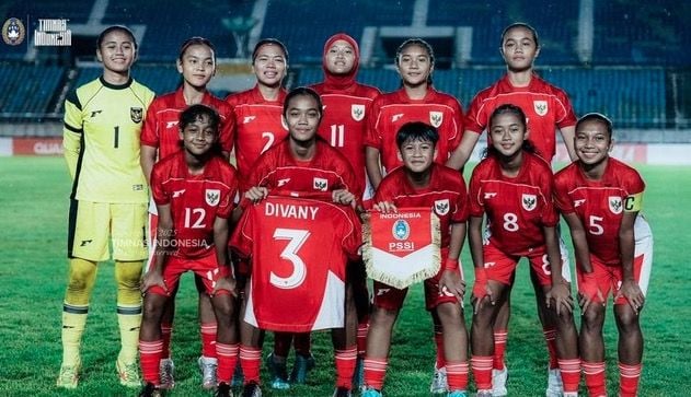 Timnas Putri Indonesia Main Imbang Melawan India