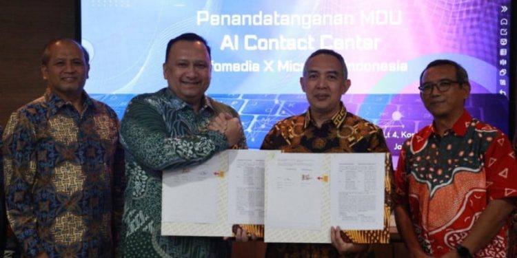 Kerja Sama Infomedia dan Mitra Global Perkuat Layanan Contact Center Berbasis AI