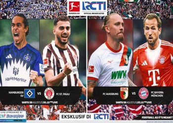 Augsburg melawan Bayern dan Hamburger SV melawan St. Pauli, Siaran Langsung di RCTI