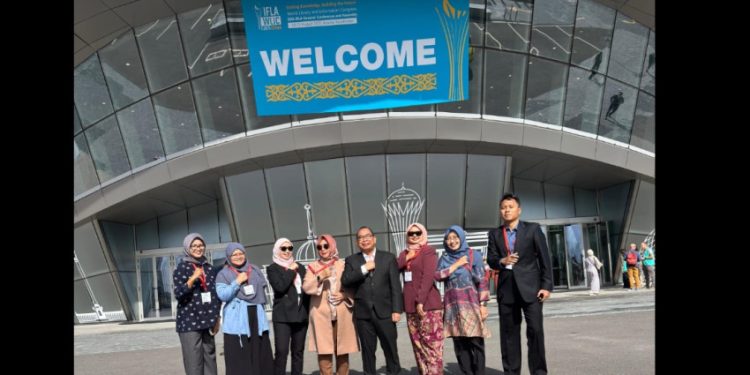 Perpustakaan Nasional Indonesia di Kongres Perpustakaan Dunia 2025 di Kazakhstan