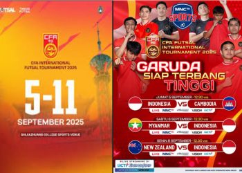Timnas Futsal Indonesia Siap Bertarung di CFA International Tournament 2025 Saksikan di Televisi