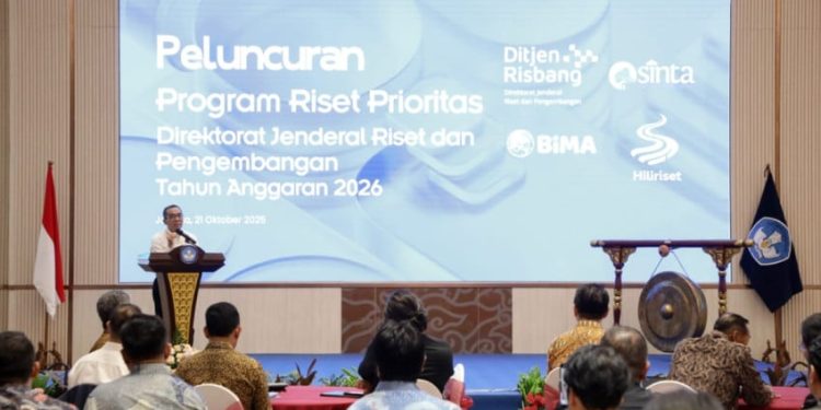 Dana Rp3 triliun untuk Program Riset Prioritas 2026 Diluncurkan