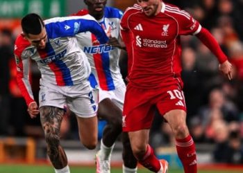 Arsenal Unggul, Liverpool Kalah di Tangan Crystal Palace