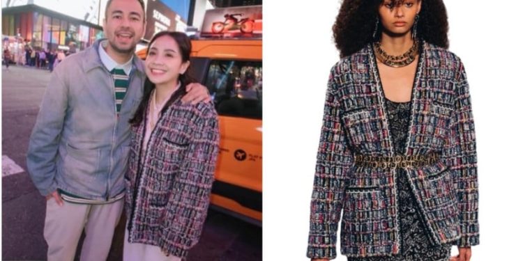 Liburan ke New York, Nagita Slavina Kenakan Jaket seharga Rp400 Juta