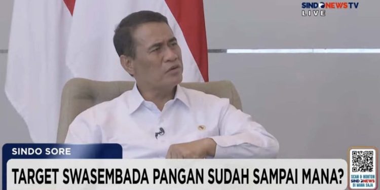 Mentan Amran Bahas Produksi Beras Indonesia Jadi Nomor Dua Terbesar Dunia