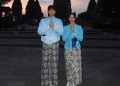 Pevita Pearce dan Ji Chang Wook Berpose Kompak dengan Busana Adat Jawa di Prambanan