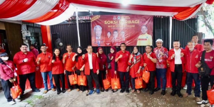 HUT ke-61 Golkar, SOKSI Distribusikan 5.000 Paket Sembako