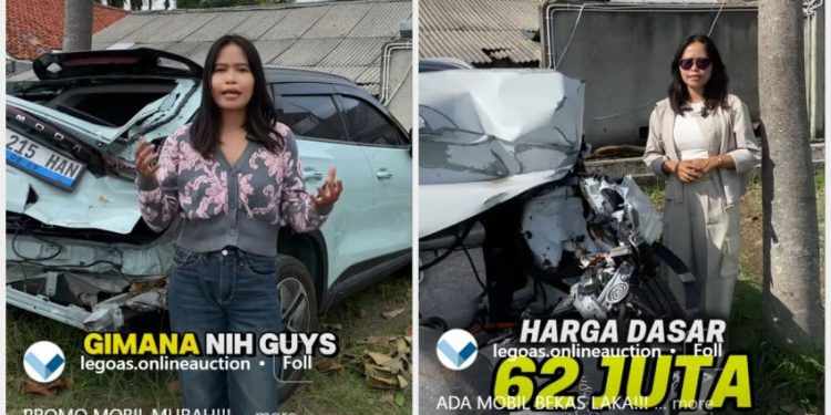 Harga Terjangkau, Risiko Tinggi? Mobil Bekas Laka Viral Dijual di Sosial Media