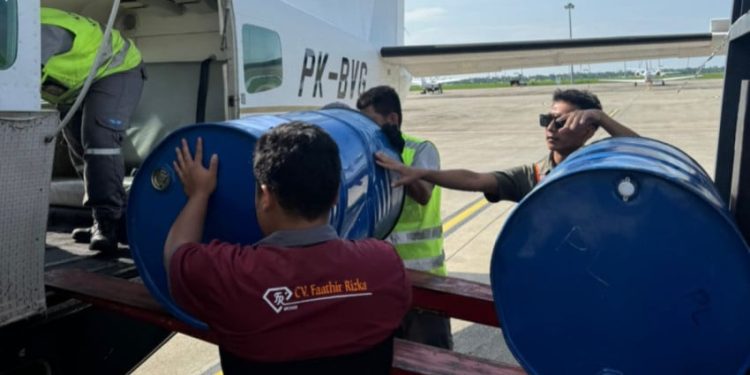 Pesawat Perintis Salurkan BBM ke Bener Meriah dan Aceh Tengah oleh Pertamina Patra Niaga