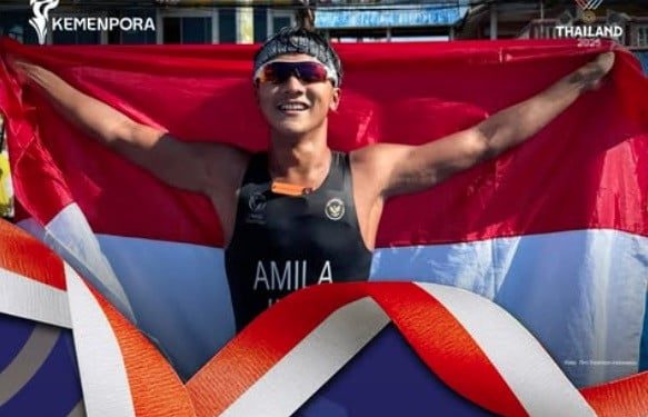 Triathlon Indonesia Raih 82 Medali Emas di SEA Games 2025