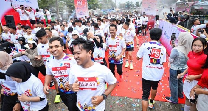 Event Lari HS Run Lampung Diikuti 5000 Peserta, Olahraga Mendorong Ekonomi Daerah