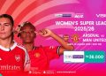 Pertandingan Seru Liga Super Wanita, Jadwal dan Link Streaming Arsenal vs Manchester United