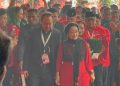 Megawati dan Prananda Prabowo Tiba di Arena Rakernas PDIP