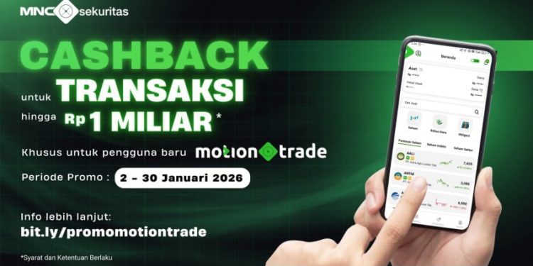 Promo Awal Tahun, Ajak Investor Baru Raih Cashback Transaksi Hingga Rp1 Miliar