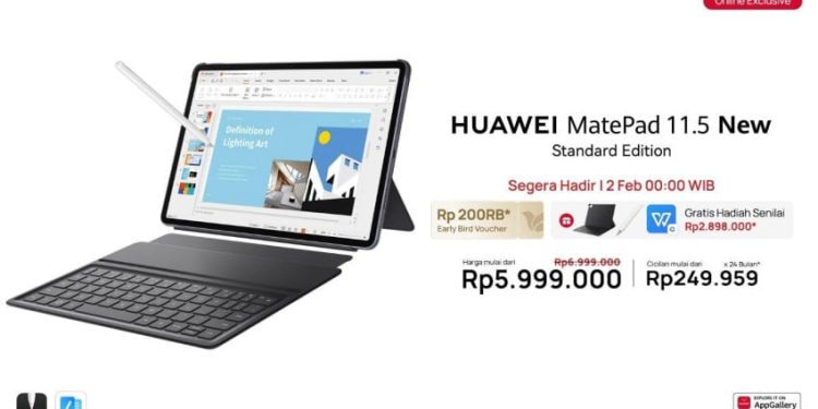 Segera Hadir MatePad 11.5 Edisi Standar Baru, Teman Ideal di Kampus dan Tempat Kerja