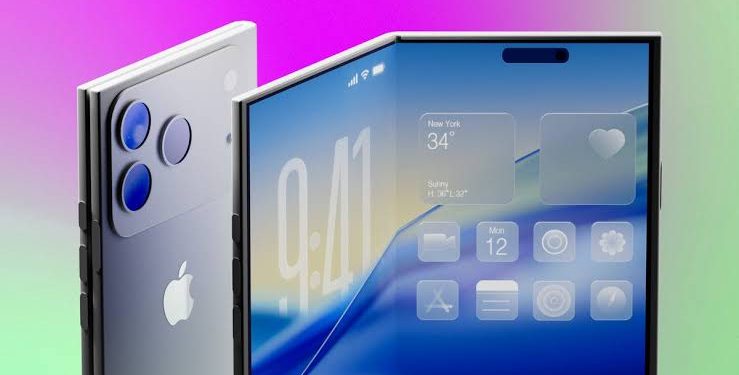 Uji Coba iPhone Lipat Mirip Samsung Galaxy Z Flip?